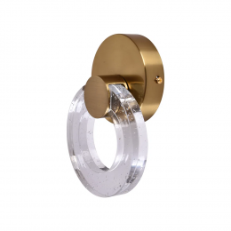 ARANDELA OGGI DOURADO (C)18CM (L)7CM (A)10CM 2X3W 2700K 450LM - OC016