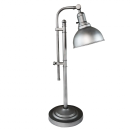 ABAJUR STUDIO PRATA 1X40W BOLINHA