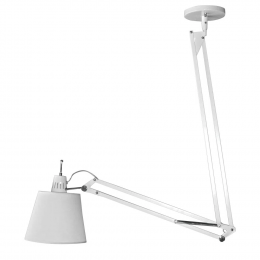 PENDENTE SCOPE BRANCO E BRANCO (D)25CM (A)142CM 1XE27 40W - HU1002W