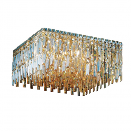 PENDENTE CHARM CROMADO E AMBAR (C)59CM (L)59CM (A)26CM 13XG9 520W - HU2157A