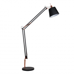 COLUNA SCOPE COBRE E PRETO (D)30CM (A)182CM 1XE27 40W - HU4002B