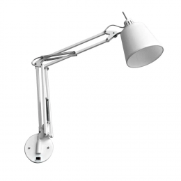 ARANDELA SCOPE BRANCO E BRANCO (D)15CM (A)67CM 1XE27 40W - HU5001W