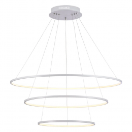 PENDENTE BIRDIE BRANCO (D)80 + 60 + 40CM (A)42CM 17W + 13W + 9W 3200K 3120L - KW002W