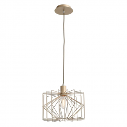 PENDENTE KUHI D 32CM X 28.5CM 1XE27 127V / 220V DOURADO - MD001G