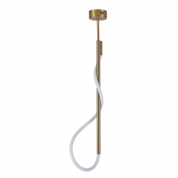 PENDENTE MANTRA DOURADO (L)20CM (A)120CM 1X12W 2700K 900LM - OC010