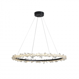 PENDENTE ASTER PRETO (D)80CM (A)8CM 1XLED 37W 3000K 2775LM IP20