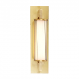 ARANDELA LAMPE BRONZE E TRANSPARENTE (C)38CM (L)10.5CM (A)11.5CM 1X8W 3000K - HC003