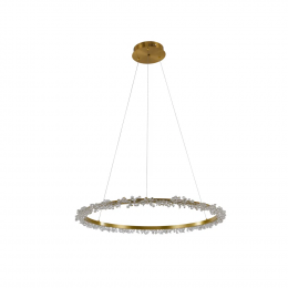PENDENTE ASTER DOURADO (D)80CM (A)8CM 1XLED 37W 3000K 2775LM IP20