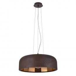 PENDENTE CLUB D 48CM X 18CM 1XE27 127V / 220V COBRE E NATURAL - OD001MC
