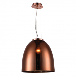 PENDENTE SONG D 30CM X 34CM 1XE27 127V / 220V COBRE - OD019B