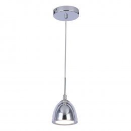 PENDENTE OBI D 11CM X 10CM 1XG9 127V / 220V CROMADO E TRANSP - PD008C