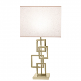 BASE PARA ABAJUR BALANCE DOURADO (C)19CM (L)16CM (A)48CM 1X40W E27