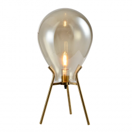 ABAJUR CAJU BRONZE E CONHAQUE (D)30CM (A)58CM 1XE27 40W - RZ003G