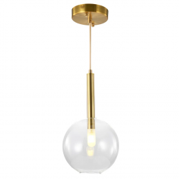 PENDENTE FILO BRONZE E TRANSPARENTE (D)18CM (A)33.5CM 1XG9 5W - RZ006