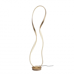 COLUNA FLOW DOURADO E BRANCO (C)32CM (L)23CM (A)148CM 1X35W 3000K 1750LM - SB005G