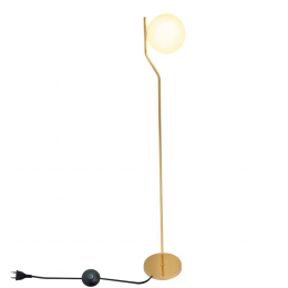 COLUNA VIVA DOURADO E BRANCO (D)25CM (A)160CM 1XE27 BOLINHA 5W - SQ008