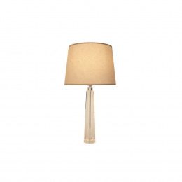 BASE PARA ABAJUR CLASSIC CROMADO E TRANSPARENTE (D)9CM (A)45CM 1XE27 40W - XL1151