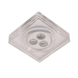 SPOT DE EMBUTIR GLOW 9CM X 9CM X 5CM 3 X LED 1W 127V / 220V ACETINADO - YD227QF