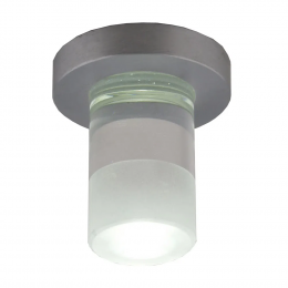SPOT DE EMBUTIR FINE D 4CM X 6CM 1 X LED 1W 127V / 220V CINZA E TRANSP - YD262RF