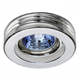 SPOT DE EMBUTIR SHINE D 10CM X 5CM 1XGU10 127V / 220V CROMADO E TRANSP - YD630B