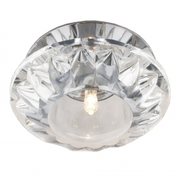 SPOT DE EMBUTIR SHINE D 10CM X 4CM 1XG9 127V / 220V CROMADO E TRANSP - YD941