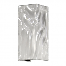 ARANDELA METAL E ACETATO 15CM X 15CM X 50CM 2XE27 127V / 220V BRANCO - HU5013H