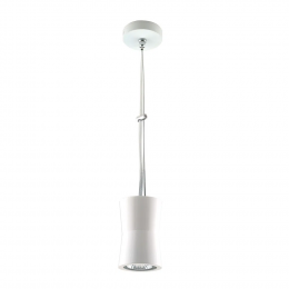 PENDENTE BELT D 7CM X 11CM 1XGU10 127V / 220V BRANCO - YD1356W