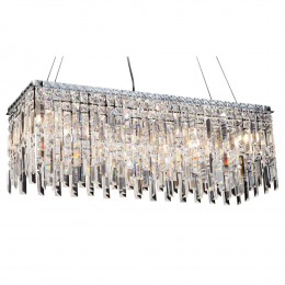 PENDENTE CHARM CROMADO E AMBAR (C)80CM (L)32CM (A)26CM 11XG9 440W - HU2161A