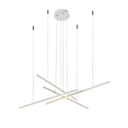 PENDENTE FATO BRANCO (C)120CM (L)120CM (A)4CM 4X15W 3000K 3210LM - GD009