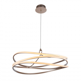 PENDENTE FITA DOURADO (D)60CM (A)31CM 1X66W 3000K 3300LM - BB018