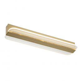 ARANDELA / PLAFON FRISO DOURADO (C)15CM (L)6.8CM (A)52CM 1X30W 3000K 1500LM - BD007