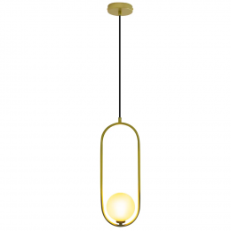 PENDENTE GUDE DOURADO (D)17CM (A)47CM 5X5W G9