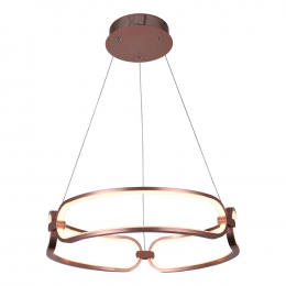PENDENTE LUMINA ROSE GOLD (D)45CM (A)9.5CM 1X37W 3000K 1850LM - BB006E