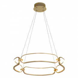PENDENTE LUMINA DOURADO (D)60CM (A)9.5CM 1X50W 3000K 2500LM - BB007G