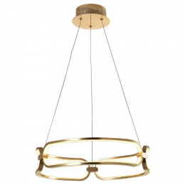 PENDENTE LUMINA DOURADO (D)45CM (A)9.5CM 1X37W 3000K 1850LM - BB006G