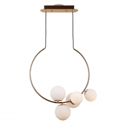 PENDENTE NERO DOURADO E BRANCO (C)60CM (L)30CM (A)69CM 5XG9 50W - MM002G