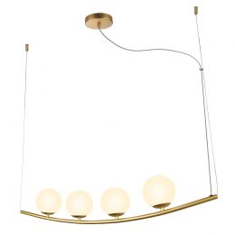 PENDENTE OSCAR DOURADO E BRANCO (C)12CM (L)100CM (A)17CM 4XG9 100W - HP002