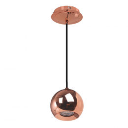PENDENTE PIN D 12CM X 11.5CM 1XGU10 127V / 220V COBRE - FH015A