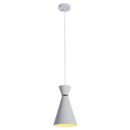 PENDENTE SET BRANCO E NICKEL (D)18CM (A)3.5CM 1X40W E27
