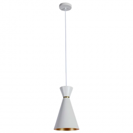 PENDENTE SET BRANCO E DOURADO (D)18CM (A)3.5CM 1X40W E27