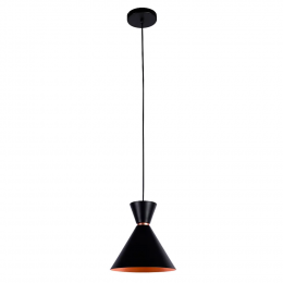 PENDENTE SET PRETO E COBRE (D)23CM (A)23CM 1X40W E27