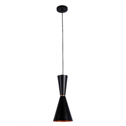 PENDENTE SET PRETO E COBRE (D)18CM (A)41,5CM 1X40W E27