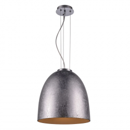 PENDENTE SONG D 40CM X 42CM 1XE27 127V / 220V PRATA - OD020A