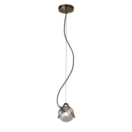 PENDENTE TAHI DOURADO E TRANSPARENTE (D)14CM (A)15CM 1XG9 25W - RE014S