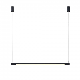 PENDENTE TEC PRETO (C)60CM (L)2.2CM 1X12W 3000K 760LM - GD012SB