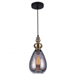 PENDENTE THAN BRONZE E FUME (D)16CM (A)31CM 1XE27 40W - FO006S
