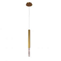 PENDENTE VITA BRONZE E TRANSPARENTE (D)3.2CM (A)51CM 1X4W 3000K 200LM - HM005S