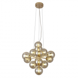PENDENTE VINHA DOURADO E CONHAQUE (D)45CM (A)45CM 14XG9 98W - QT001G