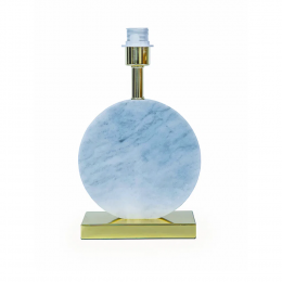 BASE PARA ABAJUR BIAGIO DOURADO E BRANCO (D)22CM (L)12CM (A)37CM 1XE27 40W - GL016WG