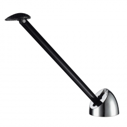 ABAJUR CONTRACT 12CM X 13,5CM X 12CM 1 X LED 5W 127V / 220V CROMADO E PRETO - VD011